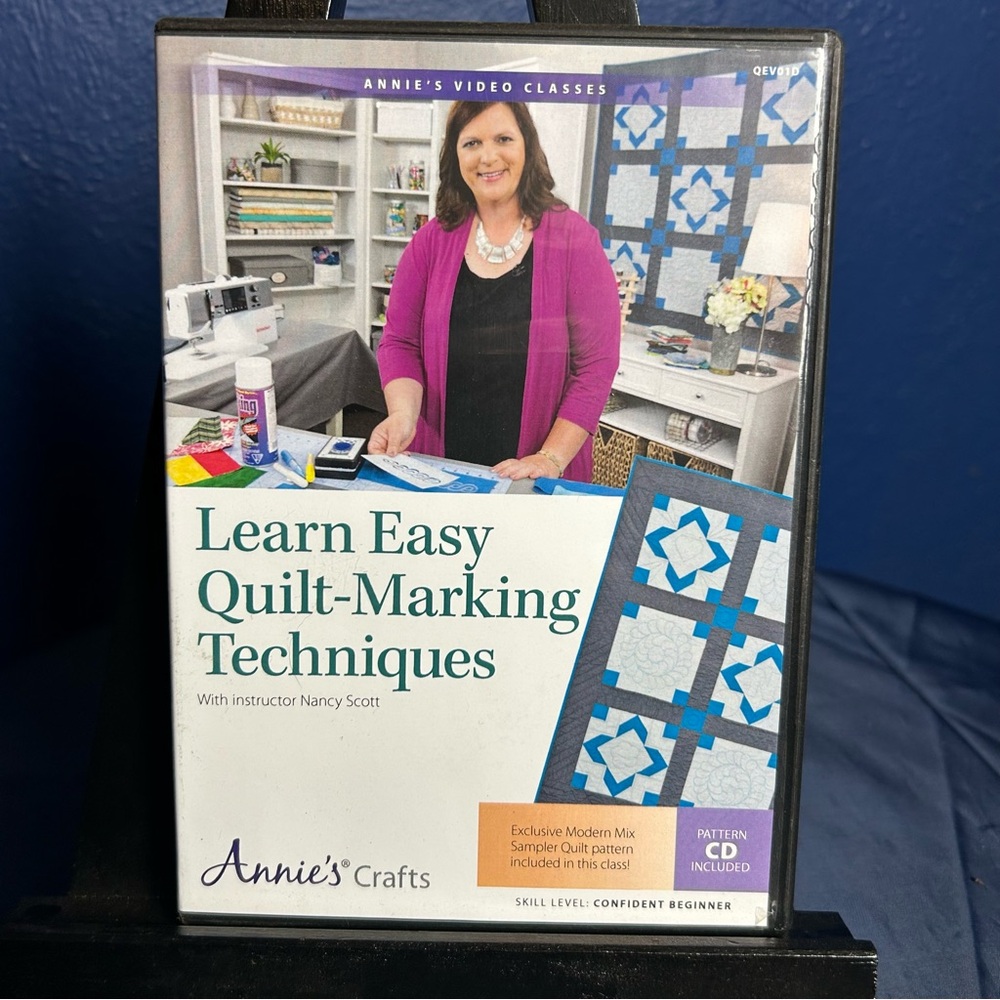 Learn Easy Quilt- Making Techniques Two-DVD Instructional Set by‎ Annie’s Crafts